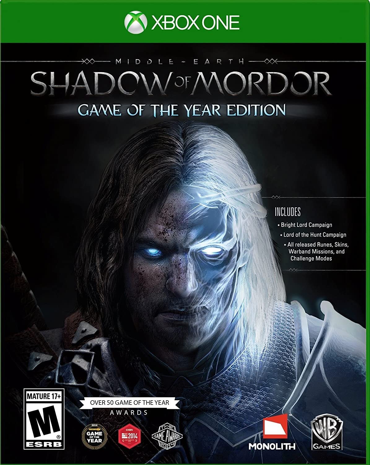 Middle-Earth : Shadow Of Mordor - Game Of The Year Edition Xbox
