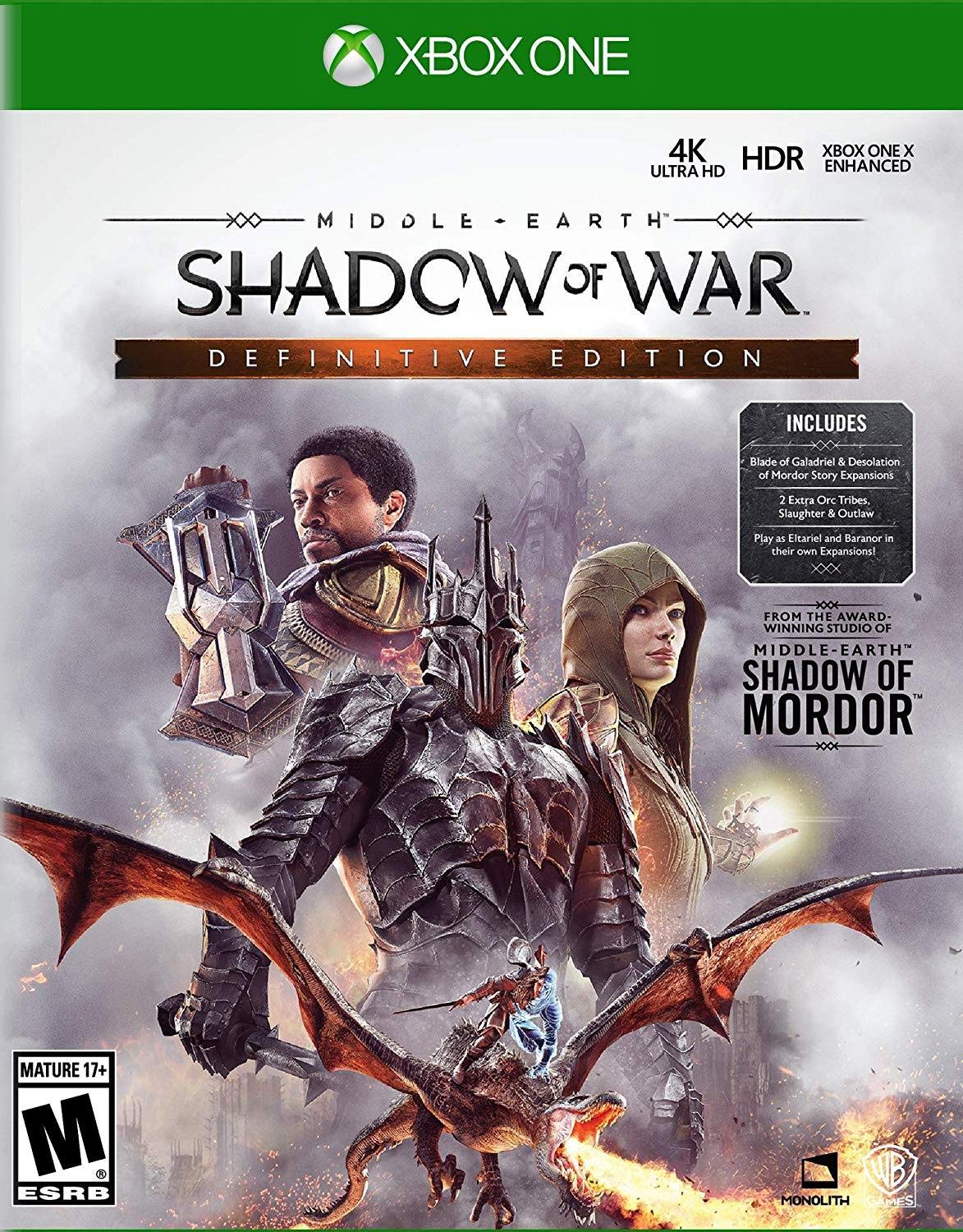 Middle-Earth : Shadow Of War Definitive Edition Xbox