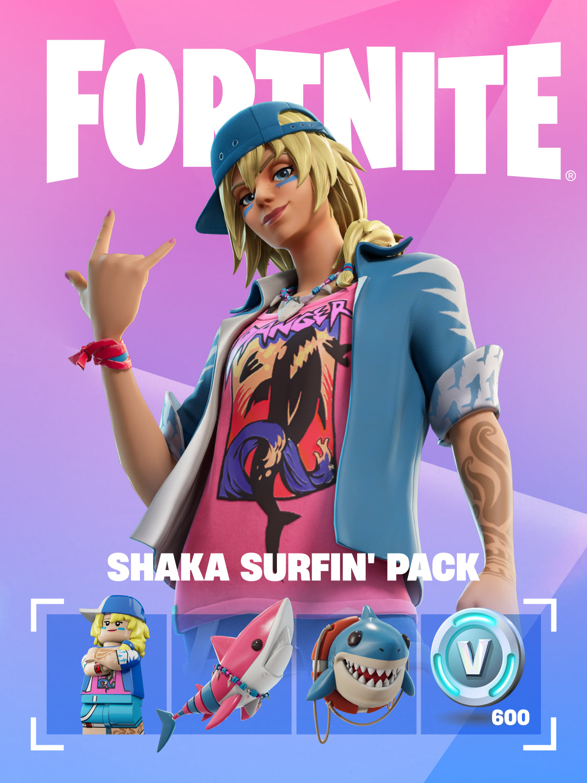 FORTNITE PACK : Shaka Surfin