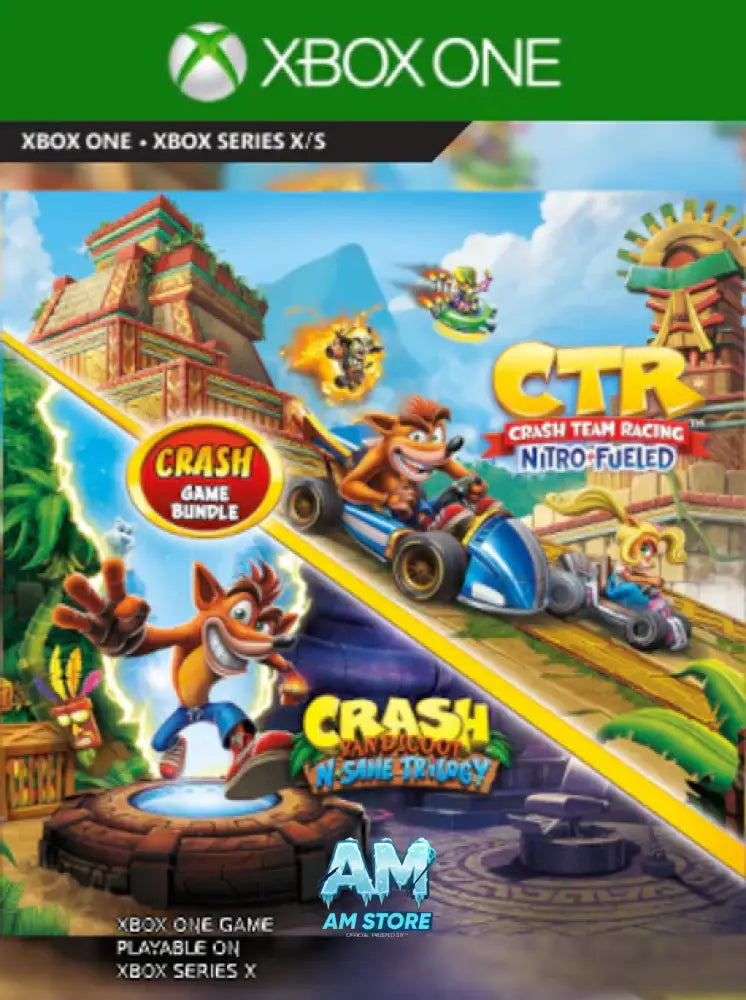 Crash Bandicoot™ packet - N. Sane Trilogy + CTR Nitro-Fueled Xbox Standard / Full Account